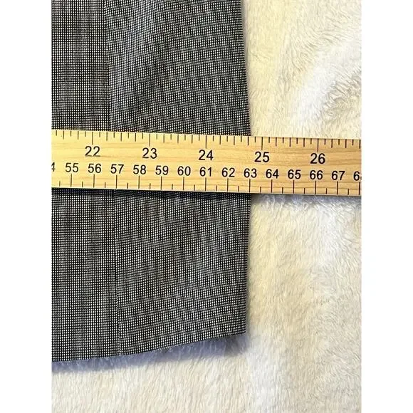 Vintage Burberry Mens 46L Gray Nailhead Double Breasted Designer Power Blazer - Picture 11 of 14